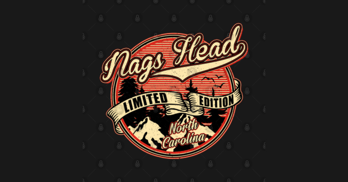 I Love Nags Head North Carolina Retro Vintage Limited Edition Nags