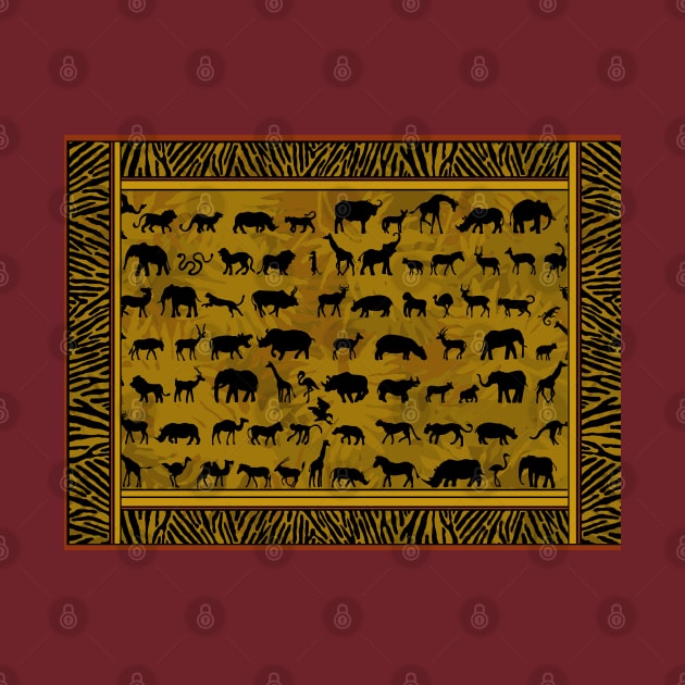 Wild African Animals by Zodiart