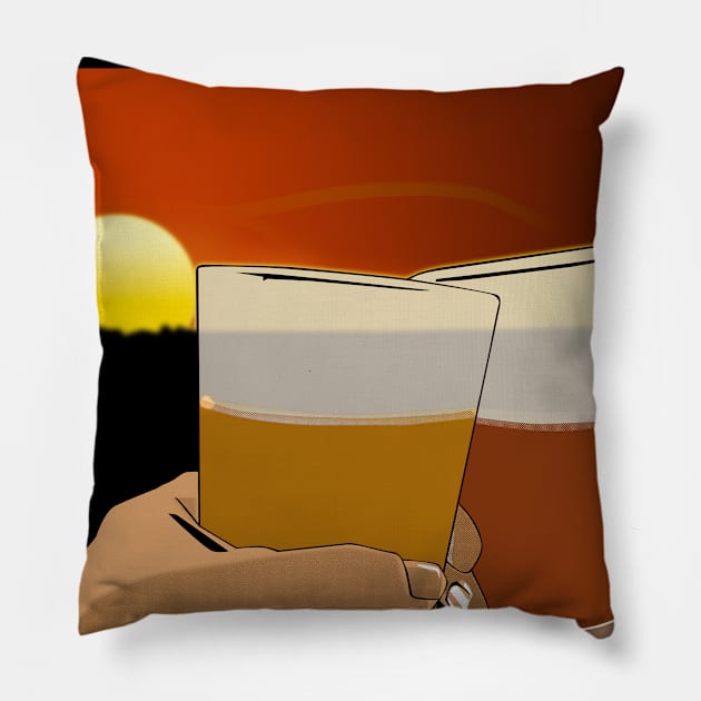 Delaware Beer Fest Social Distance Handshake Pillow by The Trauma Survivors Foundation