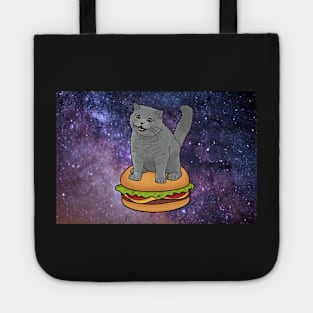 I CAN HAS CHEEZBURGER chubby meme cat in space Tote