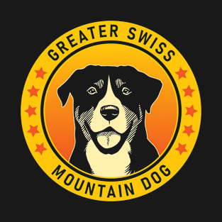 Greater Swiss Mountain Dog Portrait T-Shirt