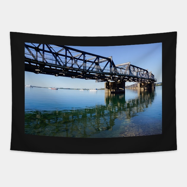 railway bridge Tapestry by sma1050