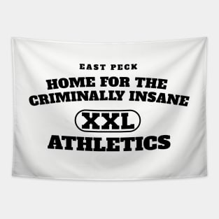 East Peck Home For The Criminally Insane Athletics Tapestry