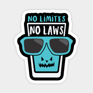 No Limites No Laws Magnet