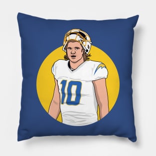 justin herbert and Los Angeles Pillow