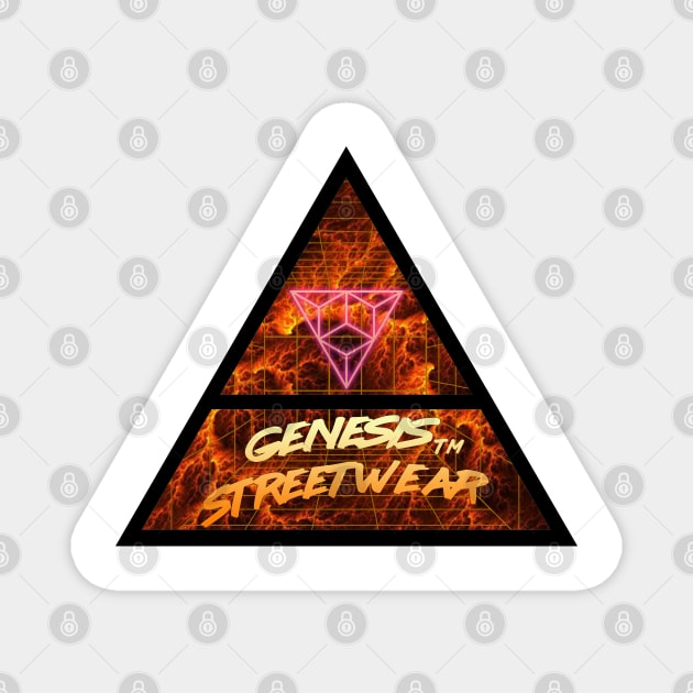 Genesis Streetwear -Embers Magnet by retromegahero