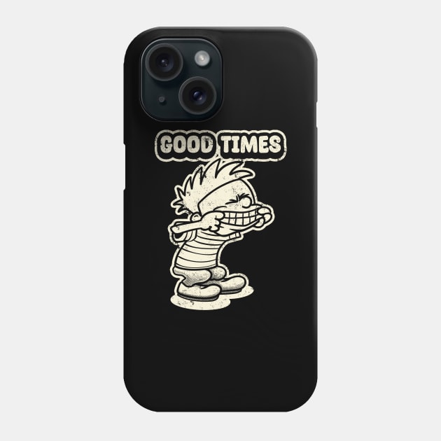Drawing retro Vintage 80s and 90s friends Good times Phone Case by aiWallpaperCollection