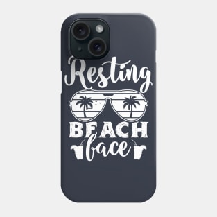 Resting beach face Phone Case