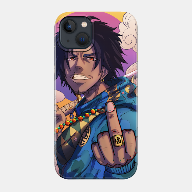 YOUNG_MUGEN (Blue) - Samurai Champloo - Phone Case