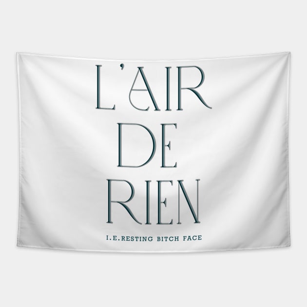 L'air de rien Tapestry by Zenobia Studios