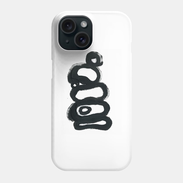 Stone cairn I/VIII Phone Case by FJBourne