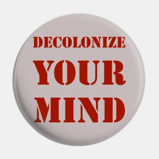 Decolonize your mind - activist postcolonial design Pin