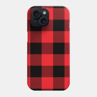 Red Tartan - Classic Colorful Graphic Stripes Phone Case