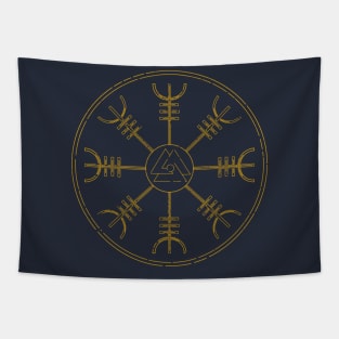 Aegishjalmur Helm of Awe Viking Nordic Runes Tapestry