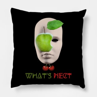 what's next , abstract art Pillow