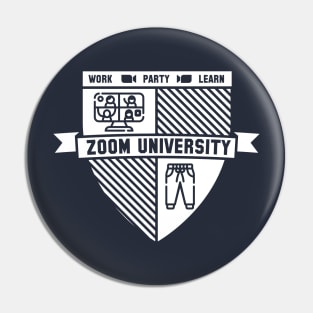 Zoom University - Work Party Learn Pin