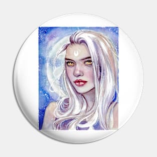 Fantasy moon girl Pin