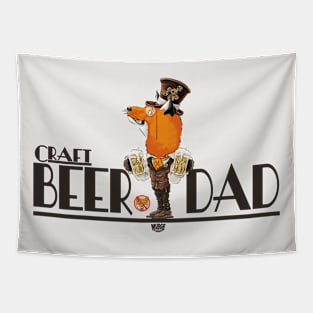 Craft Beer Fox Dad Tapestry