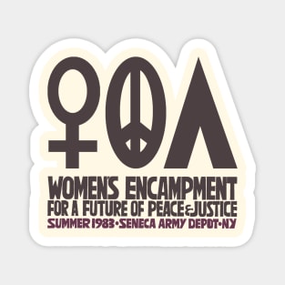 Women's Encampment for Peace and Justice 80s Feminist Magnet