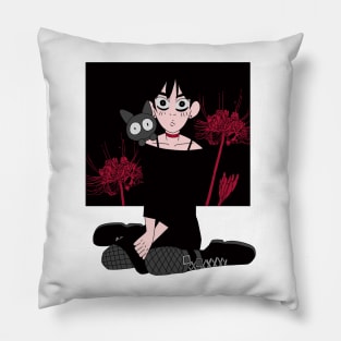 Gothic Anime Girl Pillow