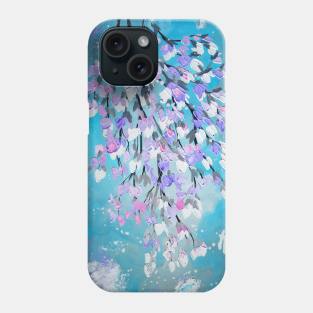 Turquoise and Violet 1 Phone Case