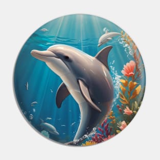 Dolphin Pin