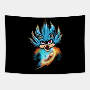 super sonic fire Tapestry