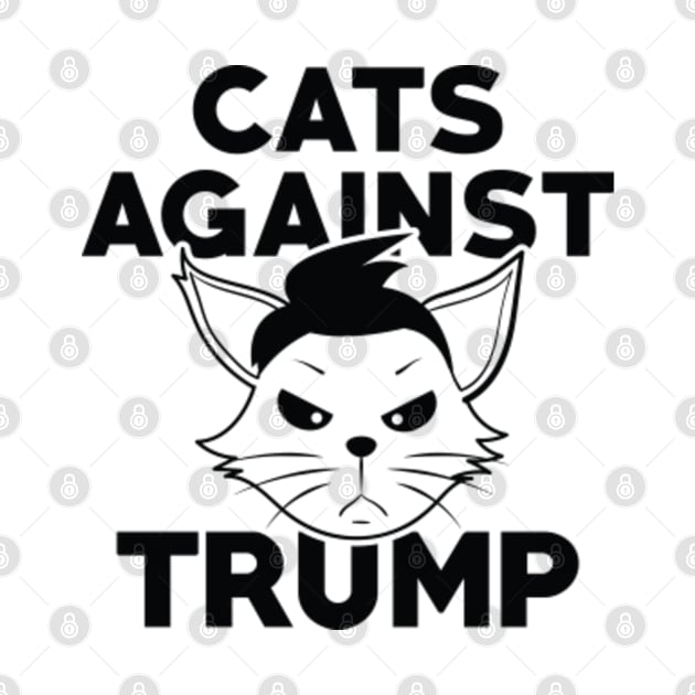 Cats Against Trump by VectorPlanet