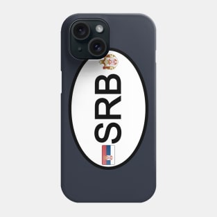 Serbia car country code Phone Case