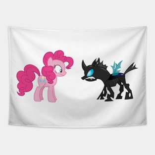 Pinkie Pie vs Changeling Tapestry