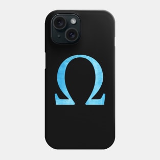 Blue Omega Phone Case