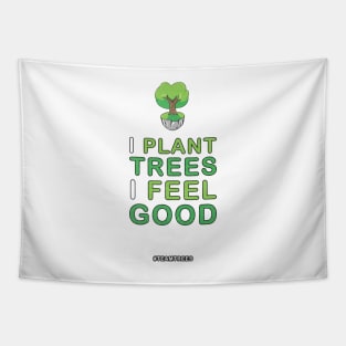 Vintage Plant Trees Feel Good #teamtrees Tapestry