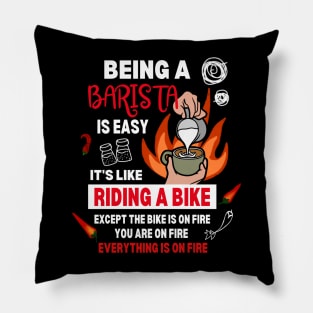 Funny Barista Jokes Funny Coffeemaker Best Barista Drinks Espresso Pillow