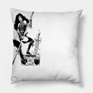 Analog Barbarian Queen Pillow