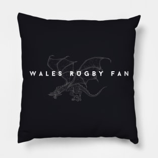 Minimalist Rugby #001 - Welsh Rugby Fan Pillow