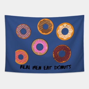 real men eat donuts Tapestry
