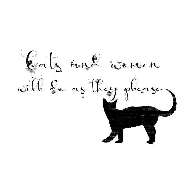 Cats and Women will do as they please by Zanephiri