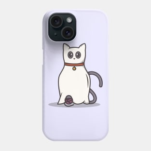 Ghost kitty Phone Case