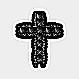 skull cross Magnet