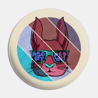 Adopt Cat Pin