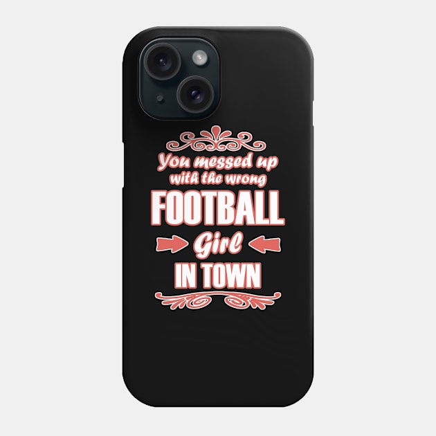 American Football Player Champion Girls Saying Phone Case by FindYourFavouriteDesign