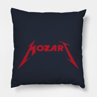 MetalMozart RED Pillow