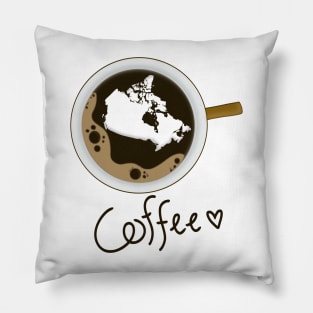 Coffee Love Canada Pillow