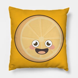 Kawaii Orange Pillow