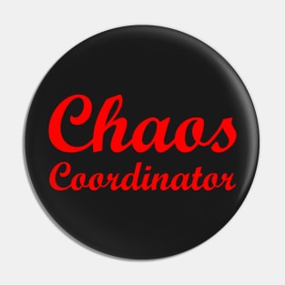 Chaos Coordinator Pin