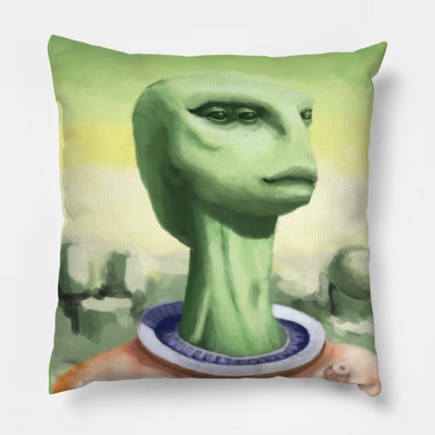 Ufo Pillow by Zazhiga1ka