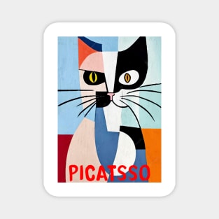 Picatsso cat cat club Magnet