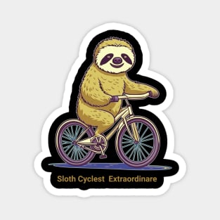 Sloth Cyclist Magnet