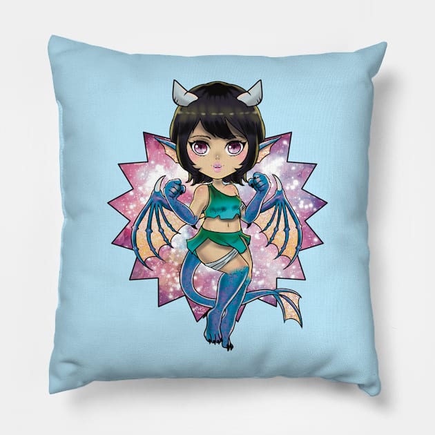 Dragon Flight Pillow by rvkhart