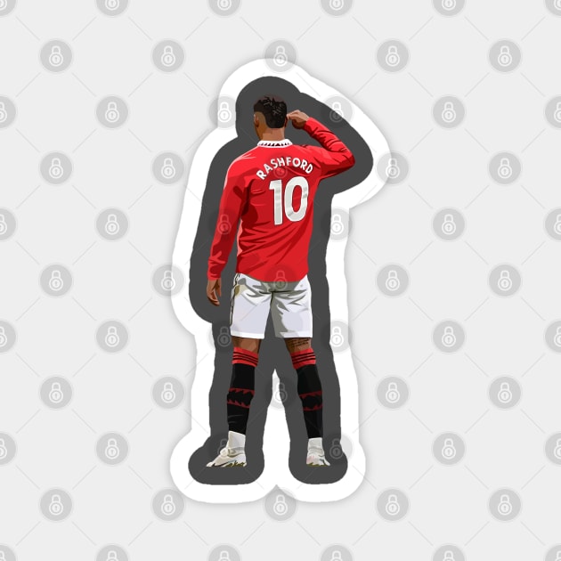 Marcus Rashford MBE Magnet by Webbed Toe Design's